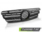 Preview: Upgrade Sportgrill / Kühlergrill für Mercedes Benz ML W163 98-05 matt schwarz